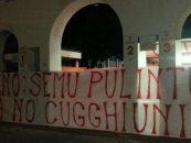 Lanerossi Crew, lo striscione anti-Marino