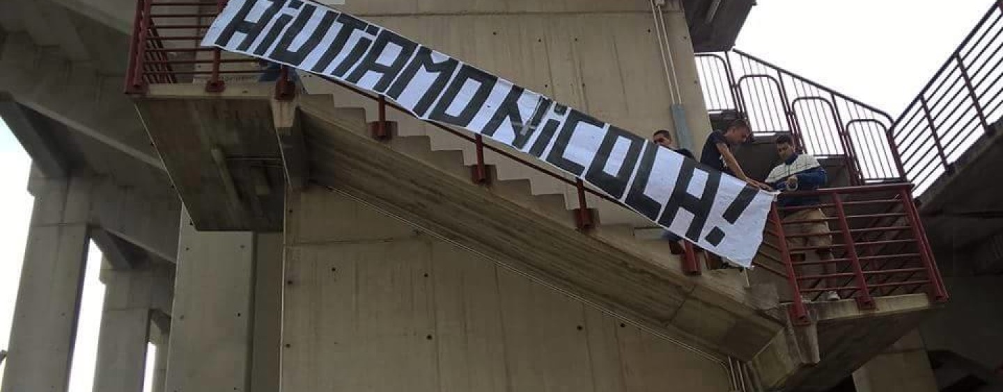 Reggina, il sostegno degli ultras per Nicola
