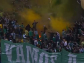 VIDEO – Derby Lisbona, seggiolini in fiamme