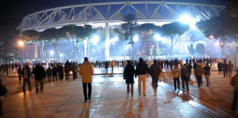 Roma tra multe, curva vuota e nuovo stadio