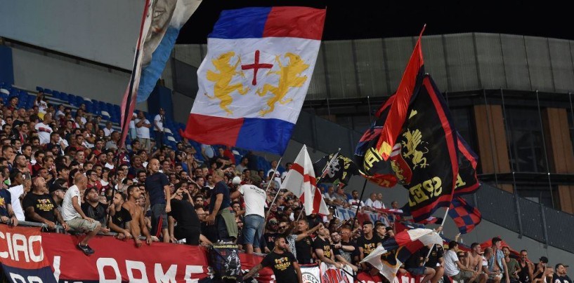 Laziali anche in gradinata Sud, i genoani protestano ma la società si difende