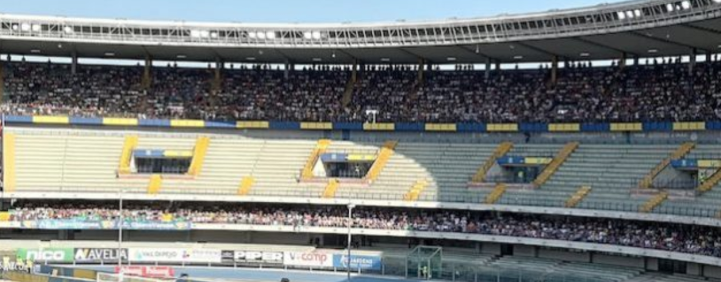 Verona senza la Sud contro il Palermo