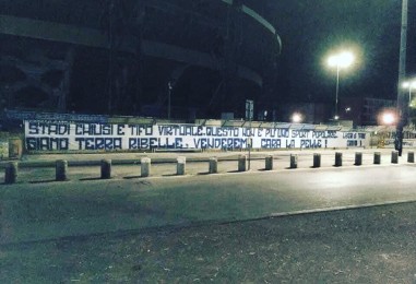 “Stadi chiusi e tifo virtuale, questo non è più uno sport popolare”: il dissenso degli ultras campani
